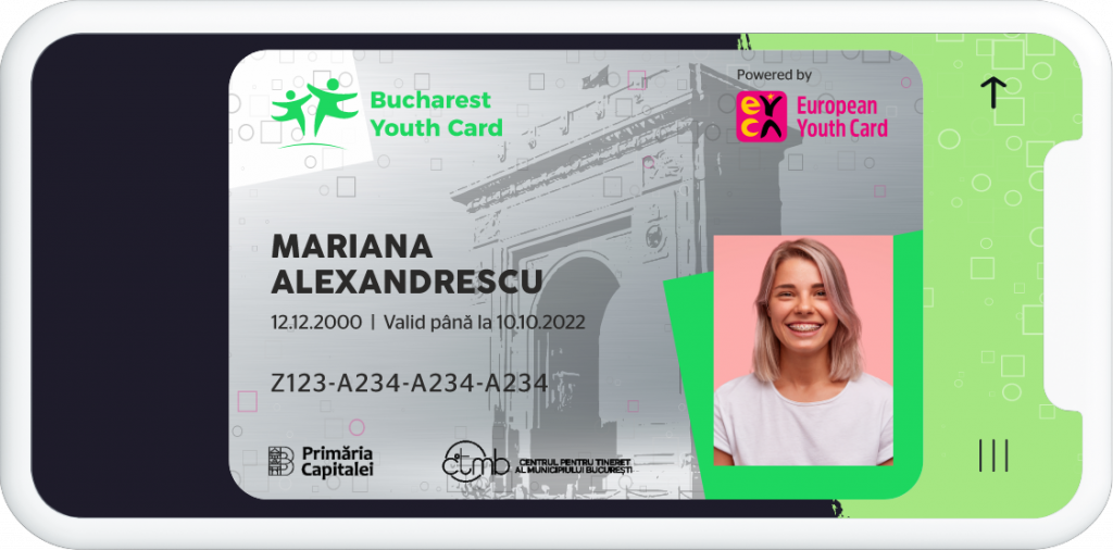card virtual Bucharest Youth Card